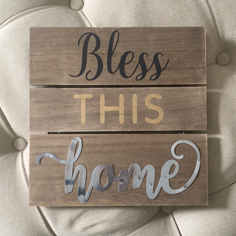 Bless this home wall art